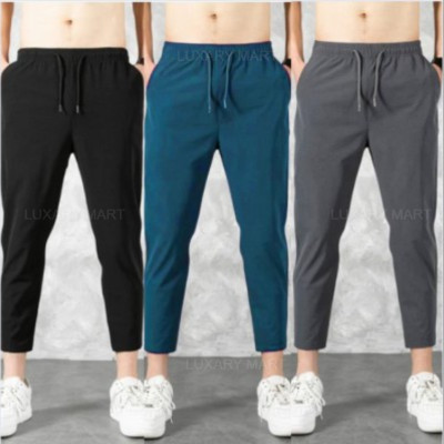 3 Pcs Premium Quality Micro Stitch Trouser For Men