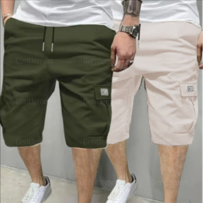 2 pcs combo Chino Stretch Shorts (3 quarter)