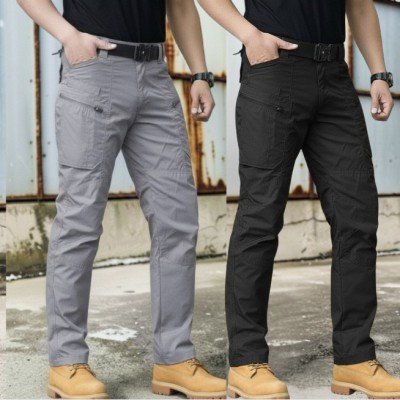 2 Pcs Men's Multifunctional Tactical Twill Pant