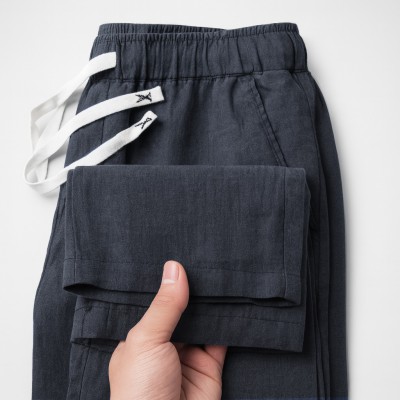গরমে আরামদায়ক, লুকে স্মার্ট – Remi Cotton Trouser(Black)