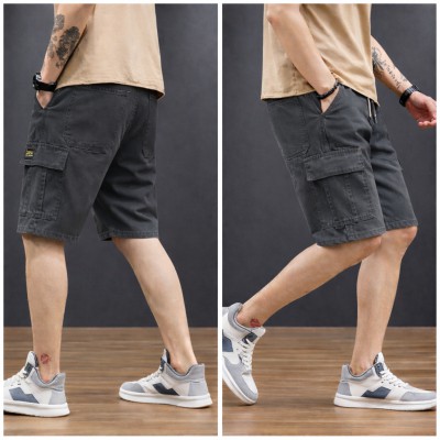 Ice Cool 6 Pocket Denim Cargo Shorts