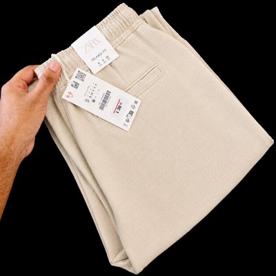 Most Demandable cotton trouser for Men (Biscuit)