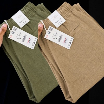 2 Pcs combo Most Demandable cotton trouser for Men (Olive & Brown)