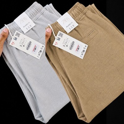 2 Pcs combo Most Demandable cotton trouser for Men (Ash & Brown)