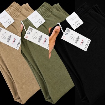 3 Pcs combo Most Demandable cotton trouser for Men (Brown, Olive & Black)